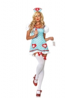 83655 Leg Avenue Costume, Holly Heartstopper, includes dress with vin