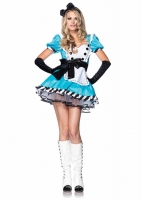 83773 Leg Avenue Costume, Charming Alice, includes ruffle trimmed apr