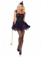 83778 Leg Avenue Costume, Enchanting Mistress, includes peasant top w