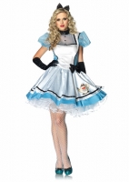 83802 Leg Avenue Costume, Tea Time Alice, includes satin apron dress