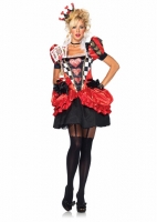 83840 Leg Avenue Costume, Evil Red Queen, includes checkerboard detai