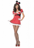 83861 Leg Avenue Costume, Sweet Miss Mischief, includes eyelet trimme