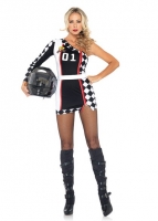83944 Leg Avenue Costumes, First Place Racer, includes asymmetrical c