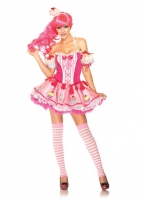 83993 Leg Avenue Costumes, Babycake, includes halter dress with ribbo
