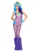 85017 Leg Avenue Costumes, Flirty Gerty, includes spotted bodysuit, f