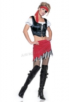 8982 Leg Avenue Costumes,  Costume, Pirate set Costume, includes