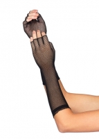 2107 Leg Avenue Gloves,  Elbow length micro net fingerless gloves