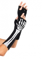 2144 Leg Avenue Gloves,  Woven skeleton fingerless gloves