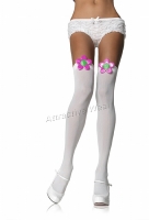 6115 Leg Avenue Stockings,  Opaque thigh highs Stockings with ret