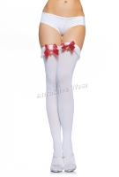 6286 Leg Avenue Stockings,  opaque thigh highs Stockings with ruf