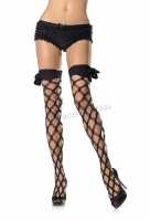 9062 Leg Avenue Stockings,  Triple crochet net fishnet thigh high