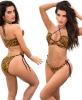 67025 Mapale Exotic Bikini Top and Side Tie Bottom Swimsuit