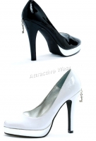 Ph451-Sonya Penthouse   Shoes, 4.5 inch high heels patent