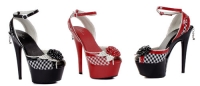 Ph609-Sue Anne Penthouse Shoes By Ellie, 6 inch Stiletto high heels U